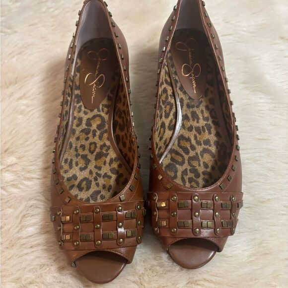 Jessica Simpson Brown Woven Ballet Flats - Picture 7 of 7